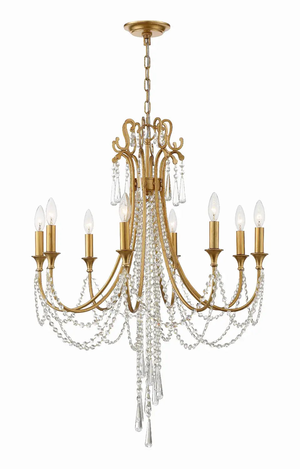 CRYSTORAMA, ARCADIA CHANDELIER, CHANDELIER LIGHT