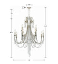 CRYSTORAMA, ARCADIA CHANDELIER, CHANDELIER LIGHT