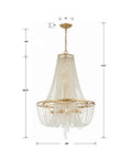 CRYSTORAMA, ARCADIA CHANDELIER, CHANDELIER LIGHT
