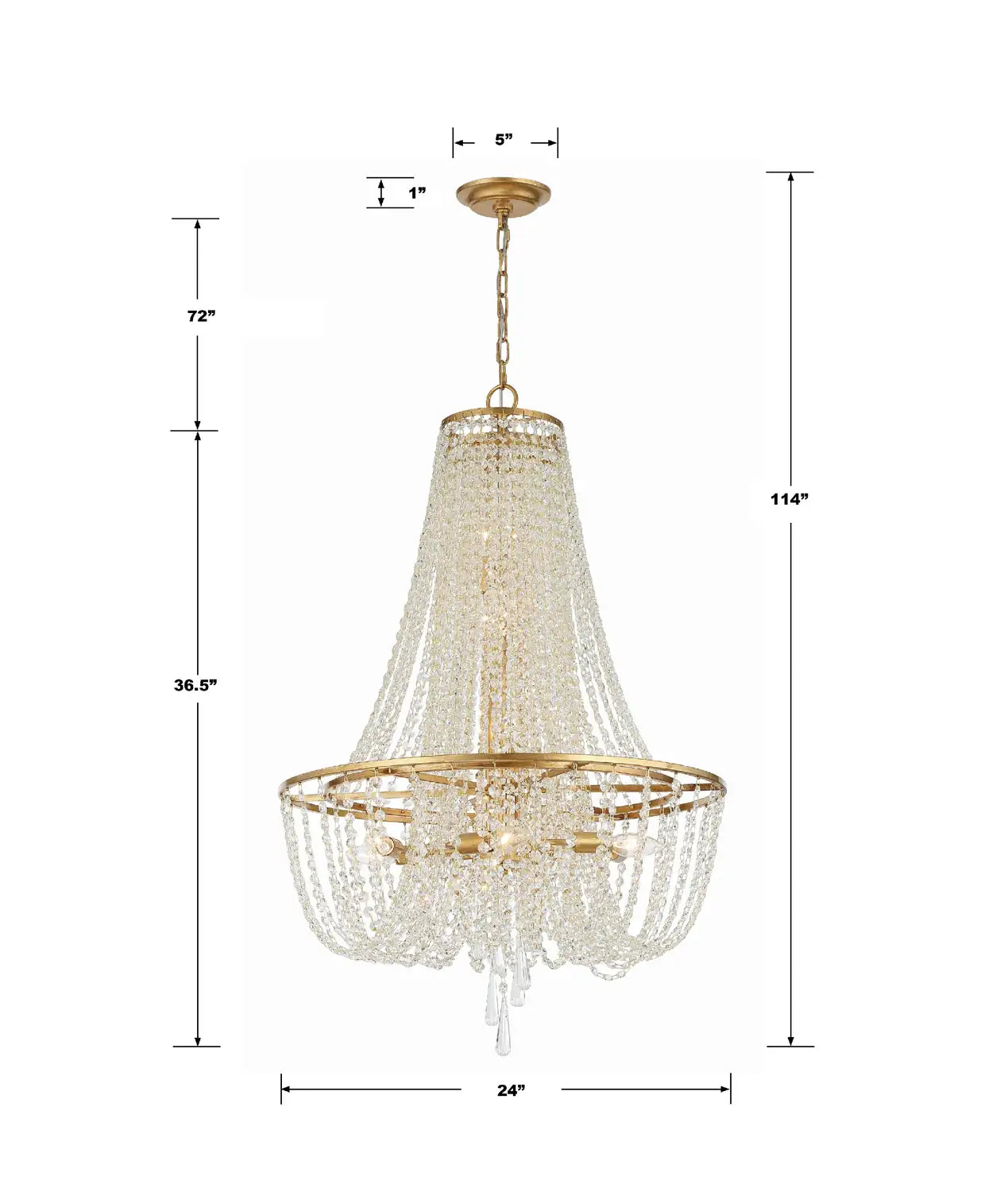 CRYSTORAMA, ARCADIA CHANDELIER, CHANDELIER LIGHT