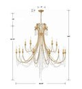 CRYSTORAMA, ARCADIA CHANDELIER, CHANDELIER LIGHT