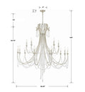 CRYSTORAMA, ARCADIA CHANDELIER, CHANDELIER LIGHT