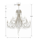 CRYSTORAMA, ARCADIA CHANDELIER, CHANDELIER LIGHT