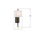 CRYSTORAMA, ARDSON SCONCE, WALL SCONCES