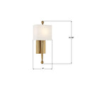 CRYSTORAMA, ARDSON SCONCE, WALL SCONCES
