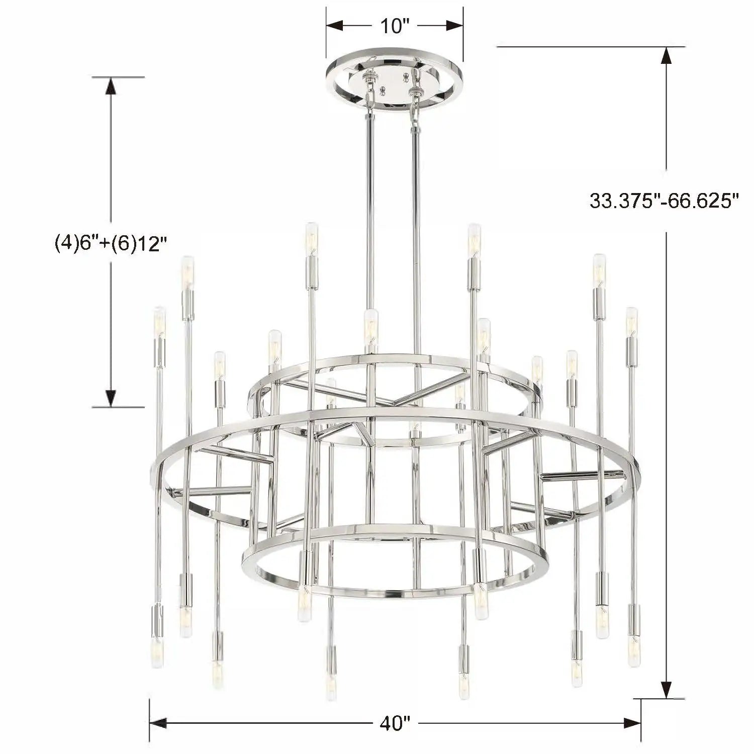 CRYSTORAMA, ARIES CHANDELIER, CHANDELIER LIGHT