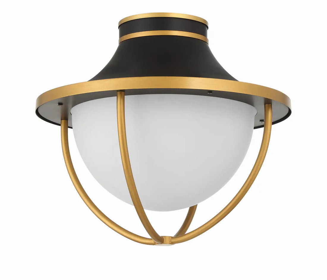 CRYSTORAMA, ATLAS TEXTURED OUTDOOR SEMI FLUSH MOUNT, OUTDOOR CEILING LIGHTS