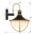 CRYSTORAMA, ATLAS TEXTURED OUTDOOR SCONCE, OUTDOOR WALL LIGHTS