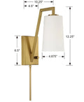 CRYSTORAMA, AVON TASK SCONCE, WALL SCONCES
