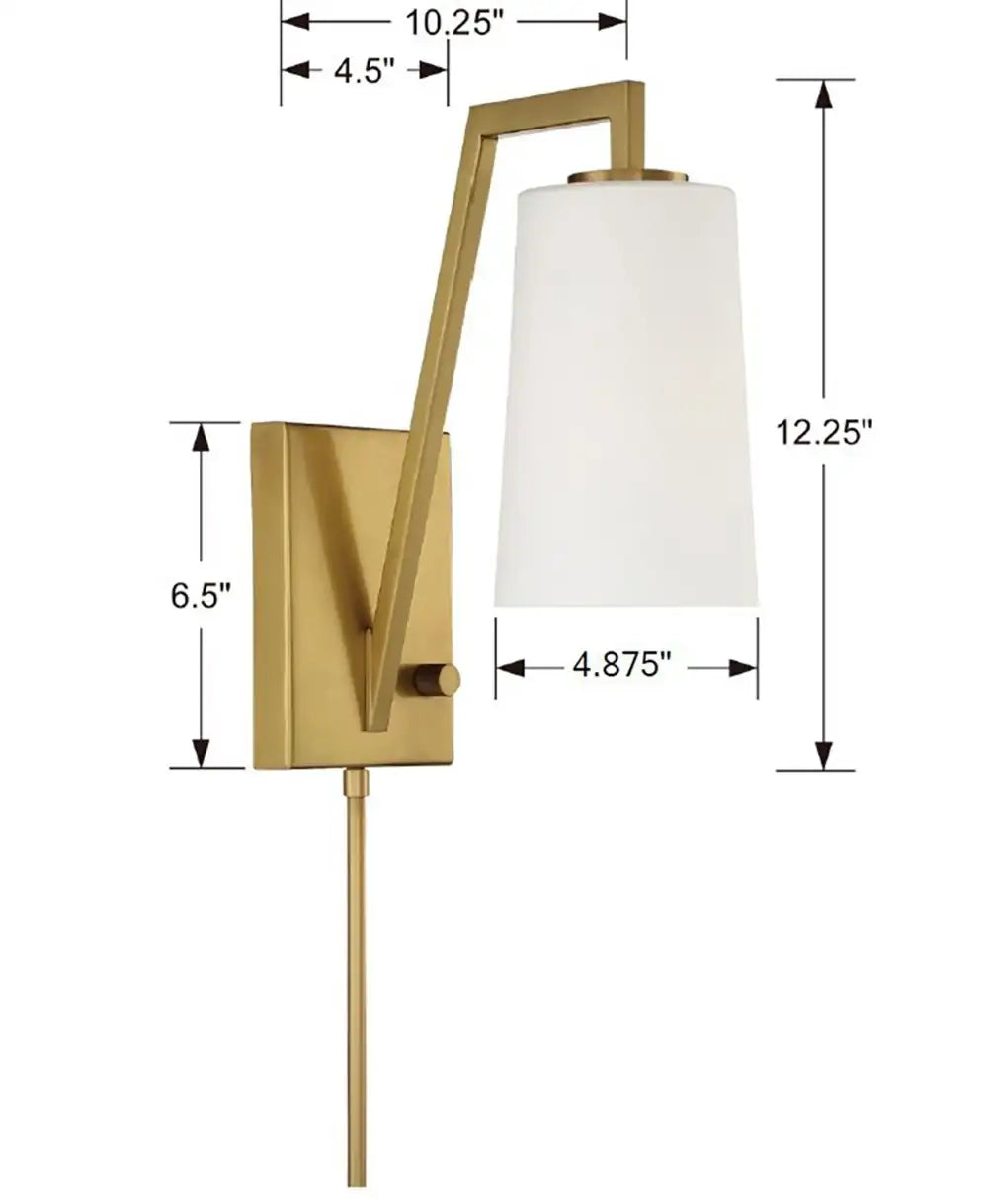CRYSTORAMA, AVON TASK SCONCE, WALL SCONCES