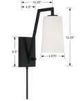 CRYSTORAMA, AVON TASK SCONCE, WALL SCONCES