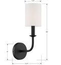 CRYSTORAMA, BAILEY SCONCE, WALL SCONCES