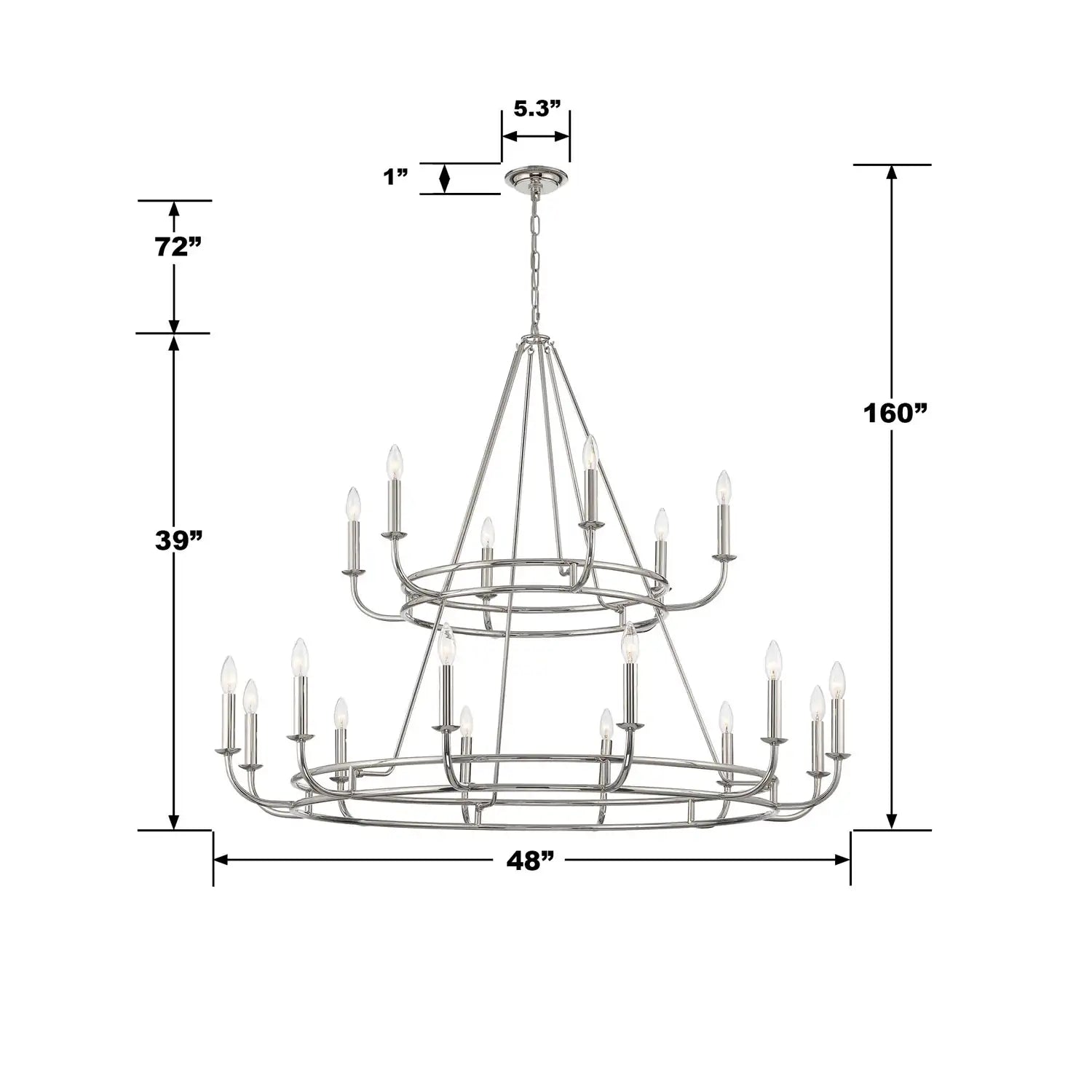 CRYSTORAMA, BAILEY CHANDELIER, CHANDELIER LIGHT