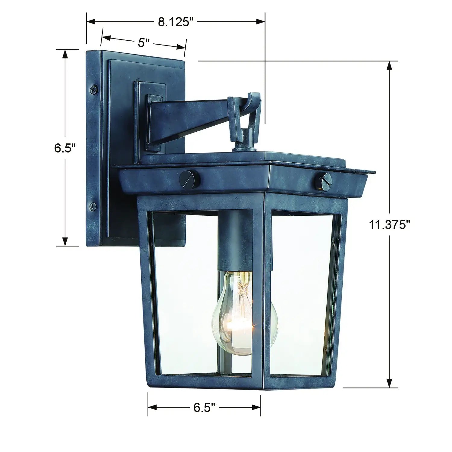 CRYSTORAMA BELMONT OUTDOOR SCONCE