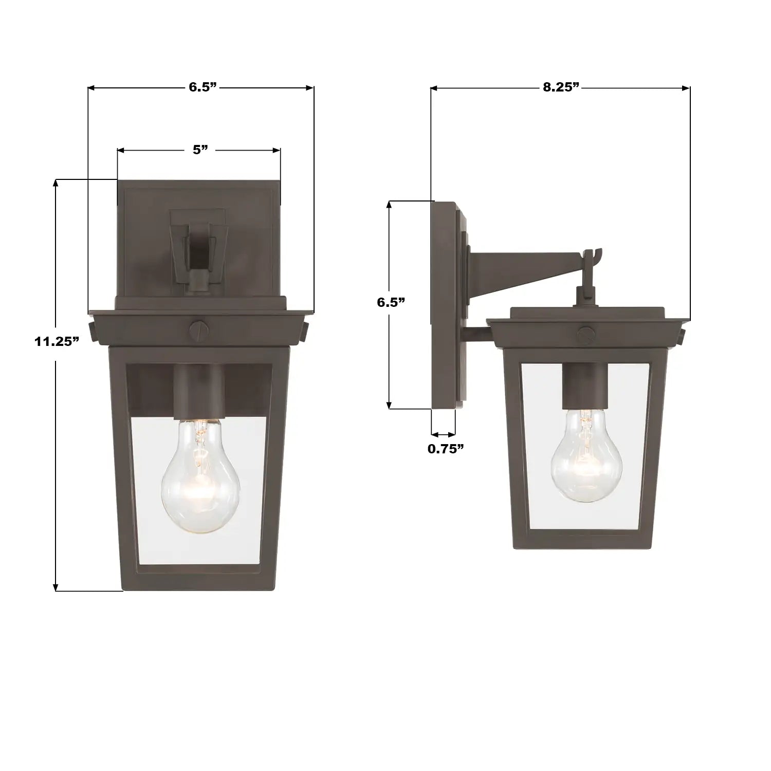 CRYSTORAMA BELMONT OUTDOOR SCONCE