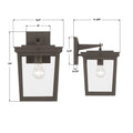 CRYSTORAMA BELMONT OUTDOOR SCONCE