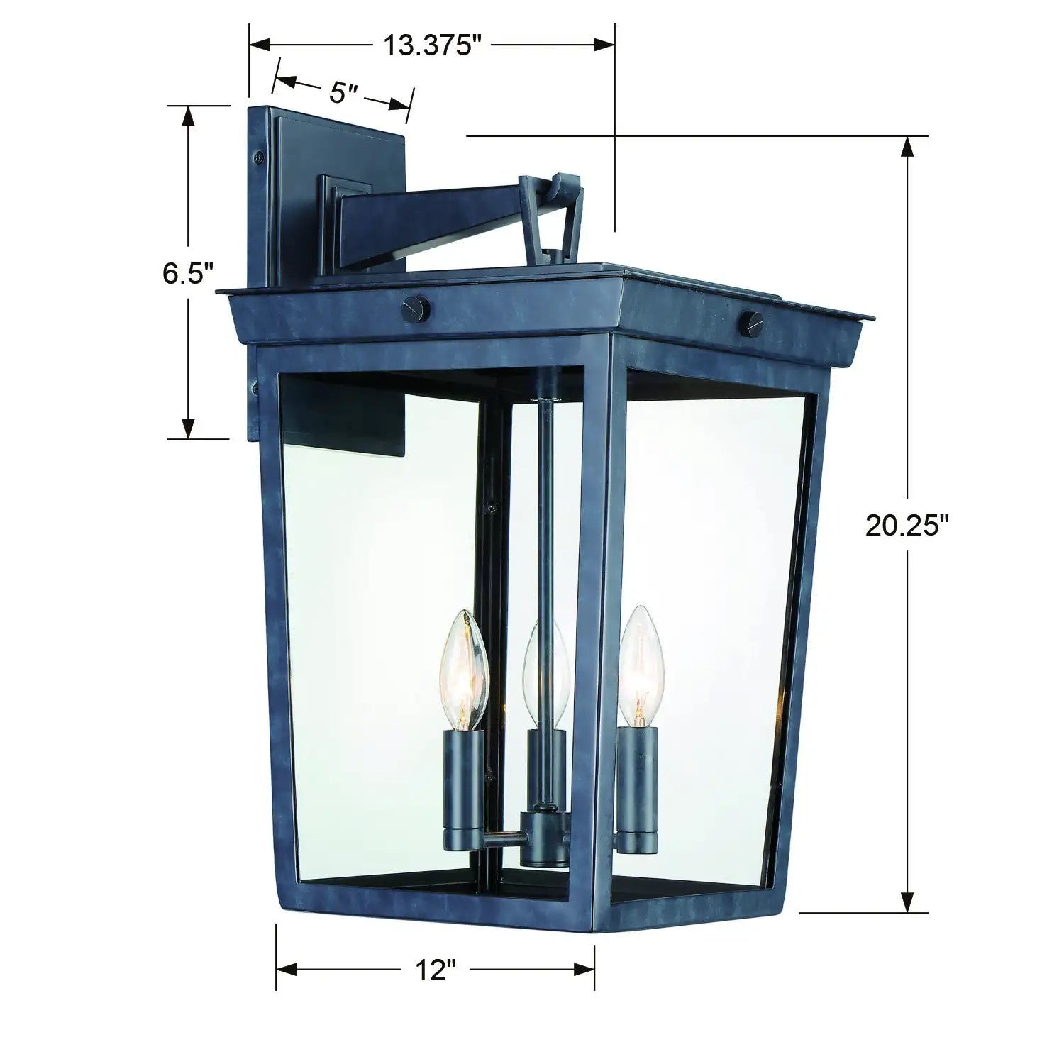 CRYSTORAMA BELMONT OUTDOOR SCONCE