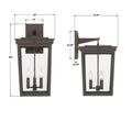 CRYSTORAMA BELMONT OUTDOOR SCONCE