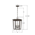 CRYSTORAMA BELMONT OUTDOOR PENDANT