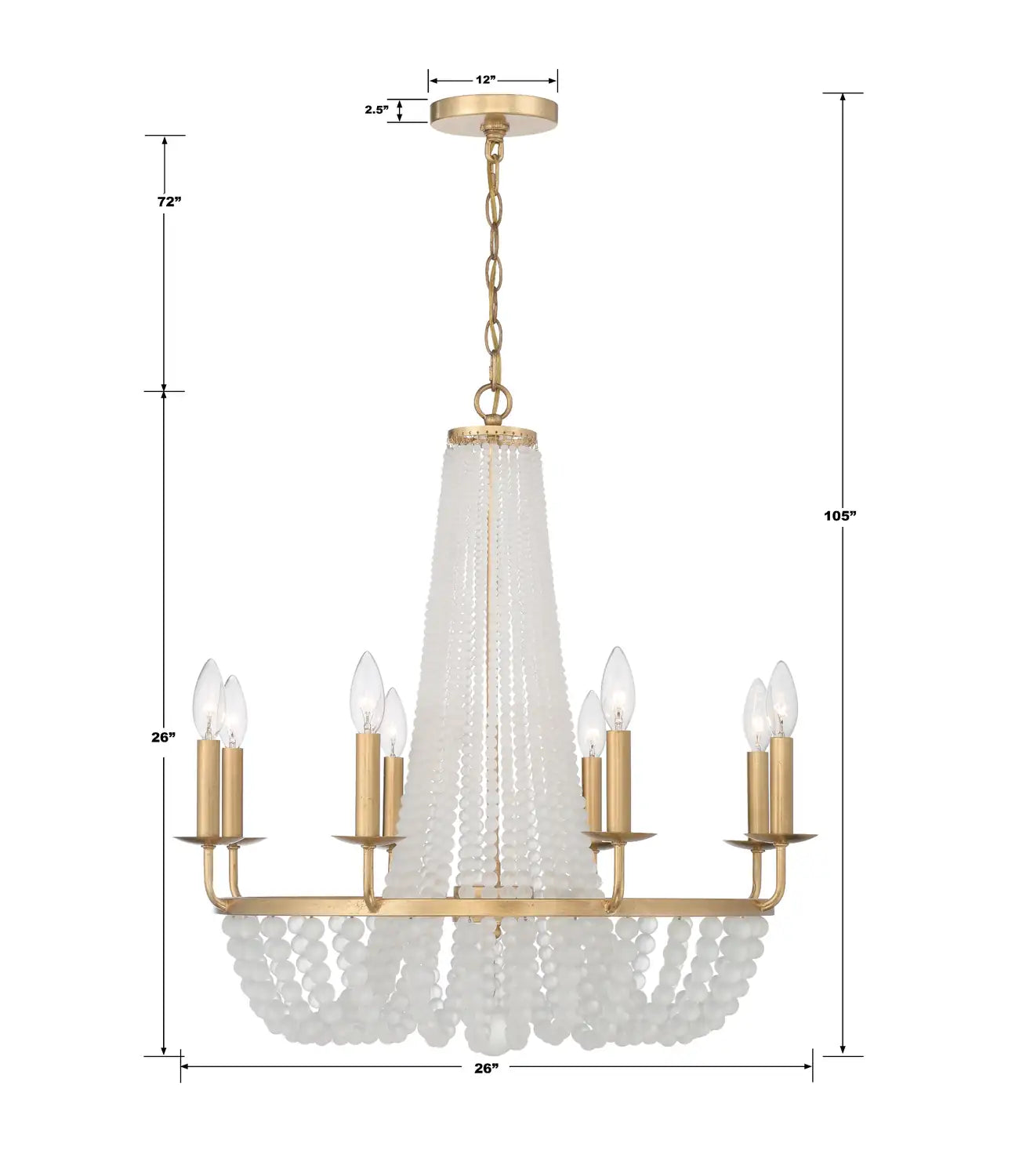 CRYSTORAMA, BELLA CHANDELIER, CHANDELIER LIGHT