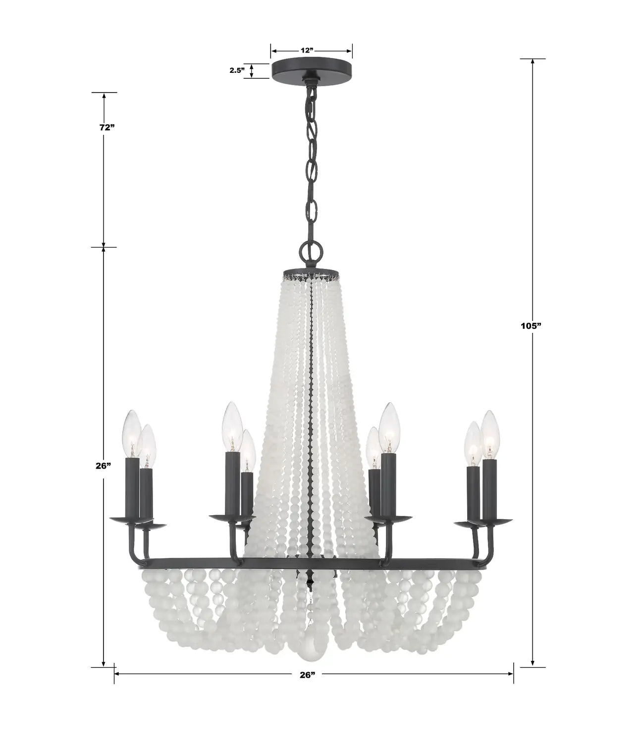 CRYSTORAMA, BELLA CHANDELIER, CHANDELIER LIGHT