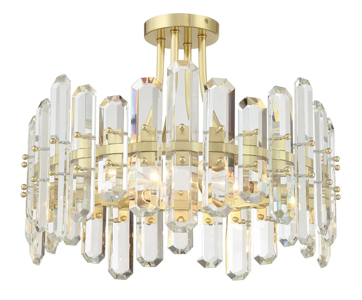 CRYSTORAMA, BOLTON SEMI FLUSH MOUNT, FLUSH MOUNT CEILING LIGHTS