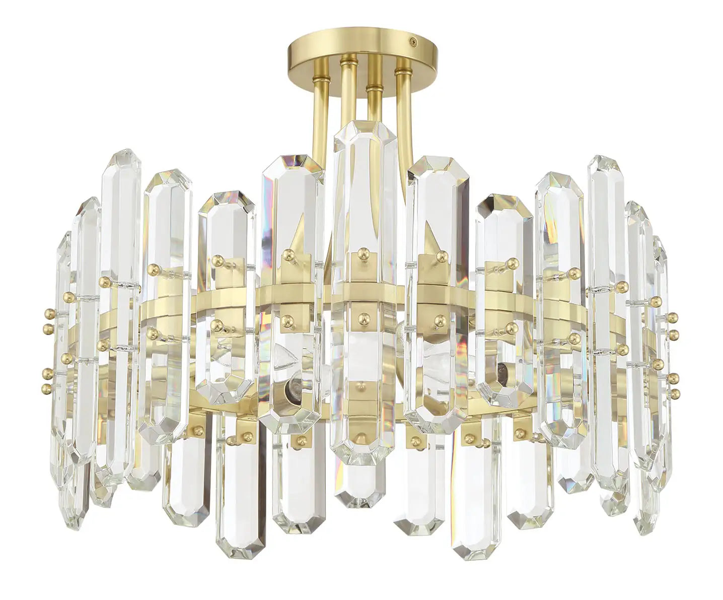 CRYSTORAMA, BOLTON SEMI FLUSH MOUNT, FLUSH MOUNT CEILING LIGHTS