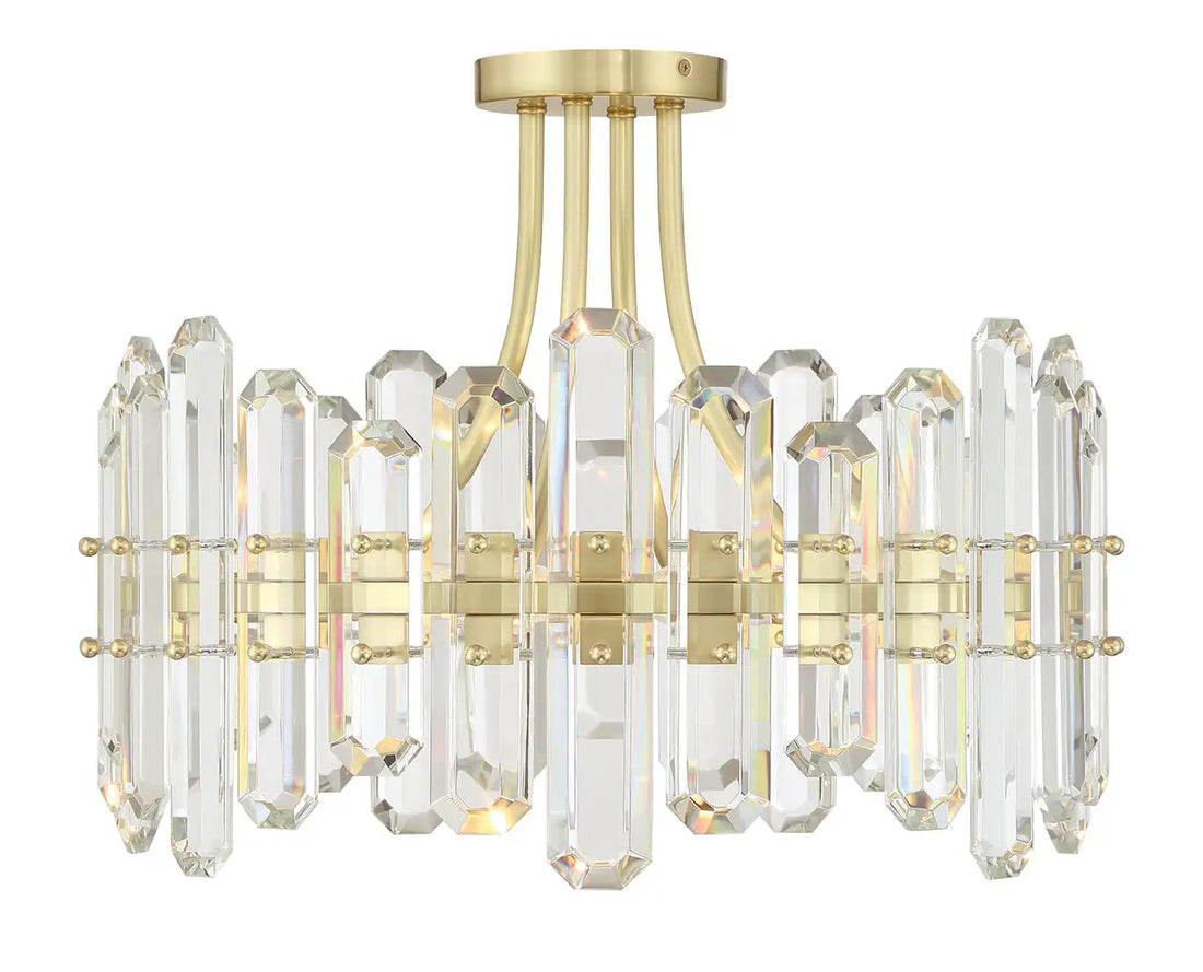 CRYSTORAMA, BOLTON SEMI FLUSH MOUNT, FLUSH MOUNT CEILING LIGHTS