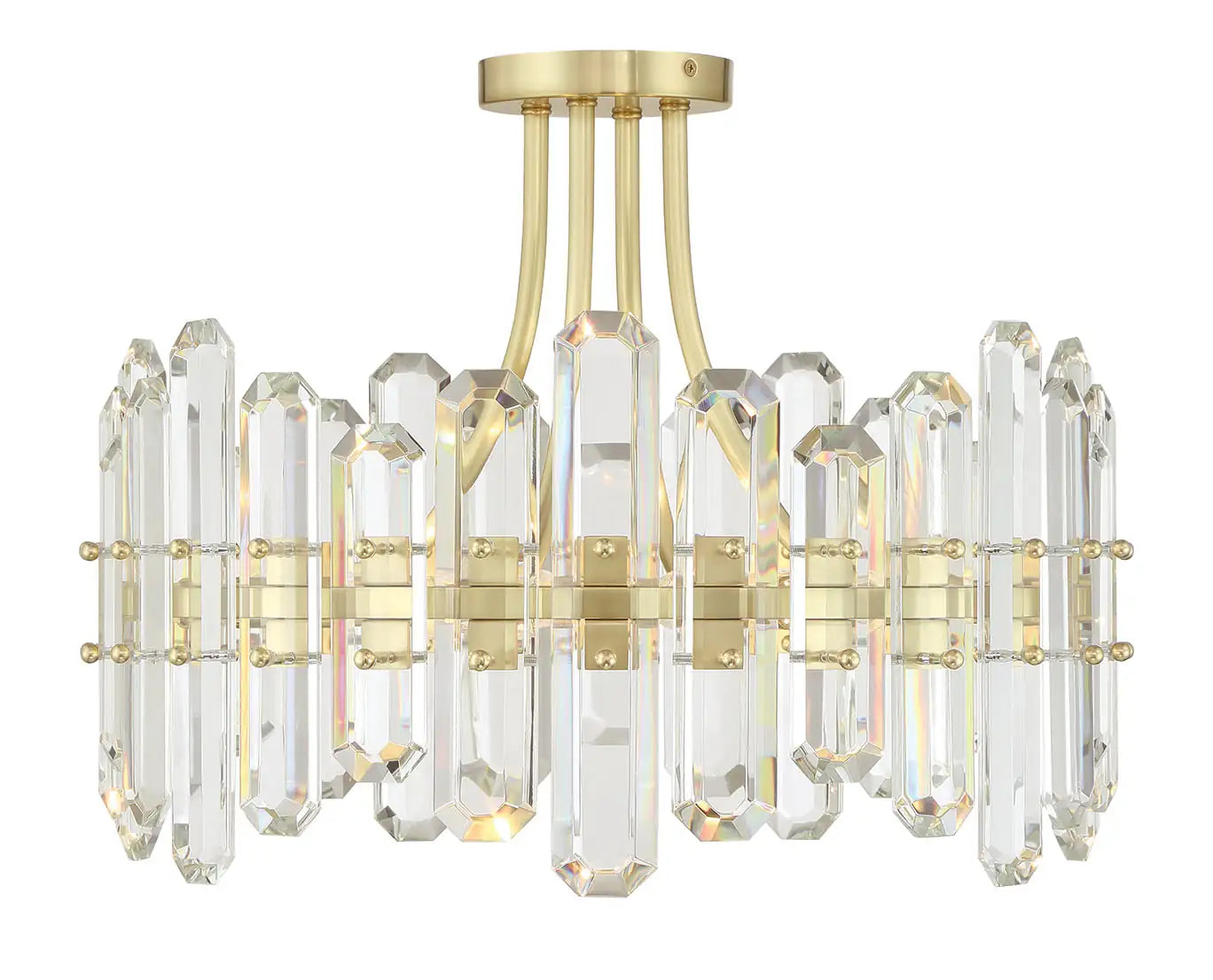 CRYSTORAMA, BOLTON SEMI FLUSH MOUNT, FLUSH MOUNT CEILING LIGHTS