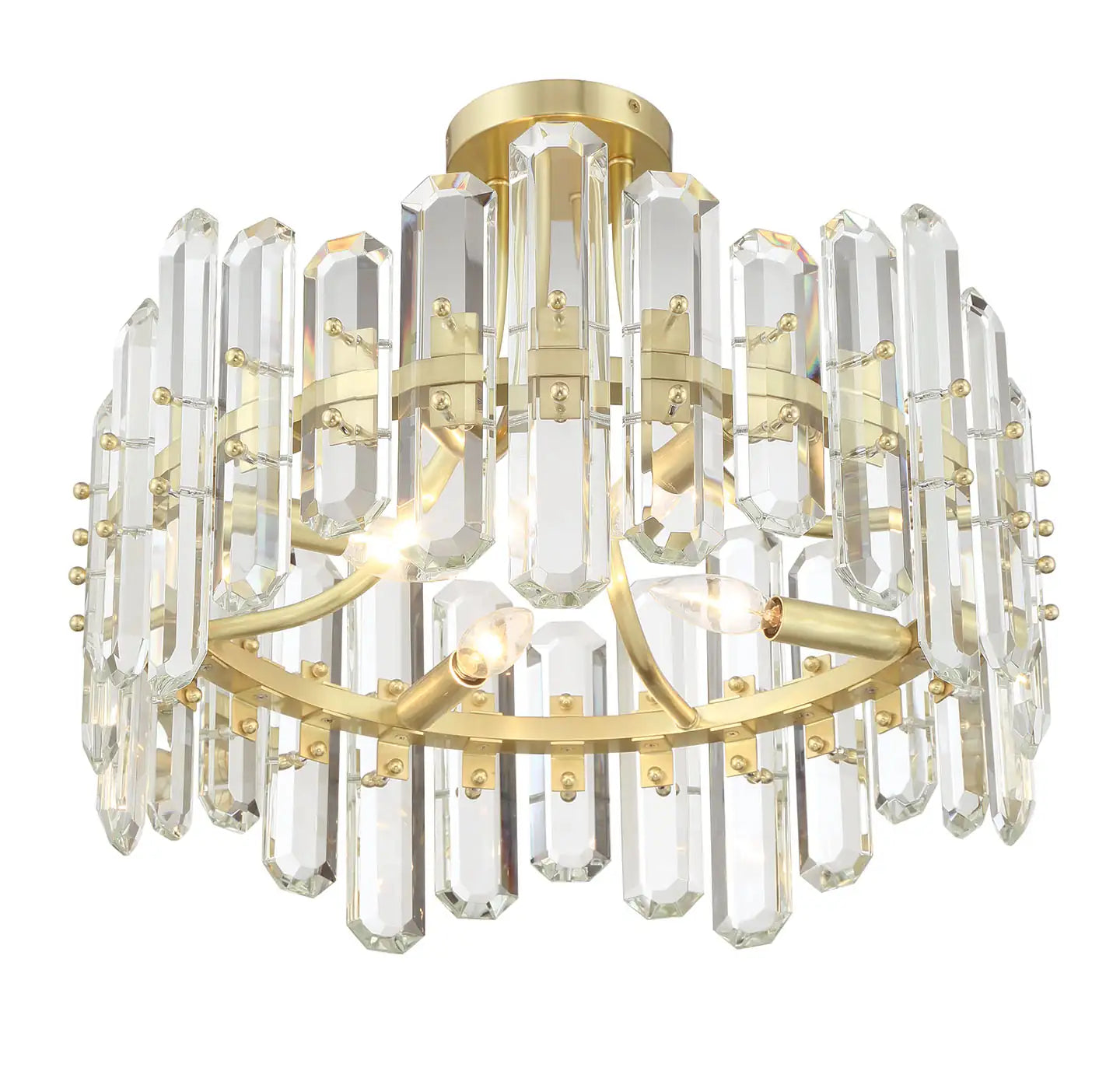 CRYSTORAMA, BOLTON SEMI FLUSH MOUNT, FLUSH MOUNT CEILING LIGHTS