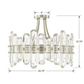 CRYSTORAMA, BOLTON SEMI FLUSH MOUNT, FLUSH MOUNT CEILING LIGHTS
