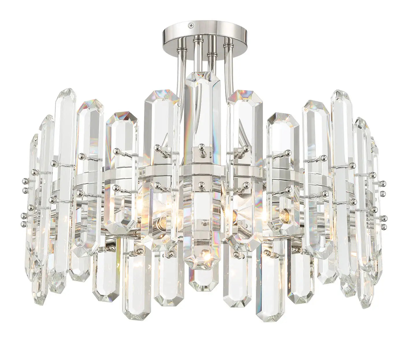 CRYSTORAMA, BOLTON SEMI FLUSH MOUNT, FLUSH MOUNT CEILING LIGHTS