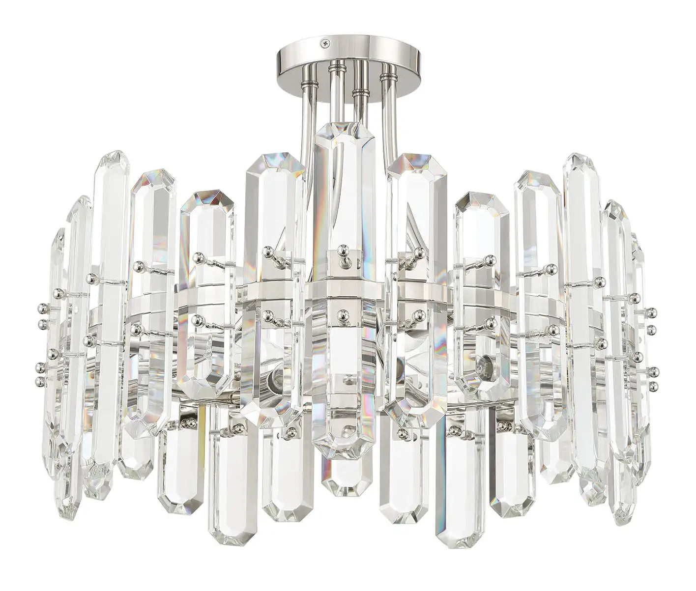 CRYSTORAMA, BOLTON SEMI FLUSH MOUNT, FLUSH MOUNT CEILING LIGHTS