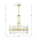 CRYSTORAMA, BOLTON CHANDELIER, CHANDELIER LIGHT
