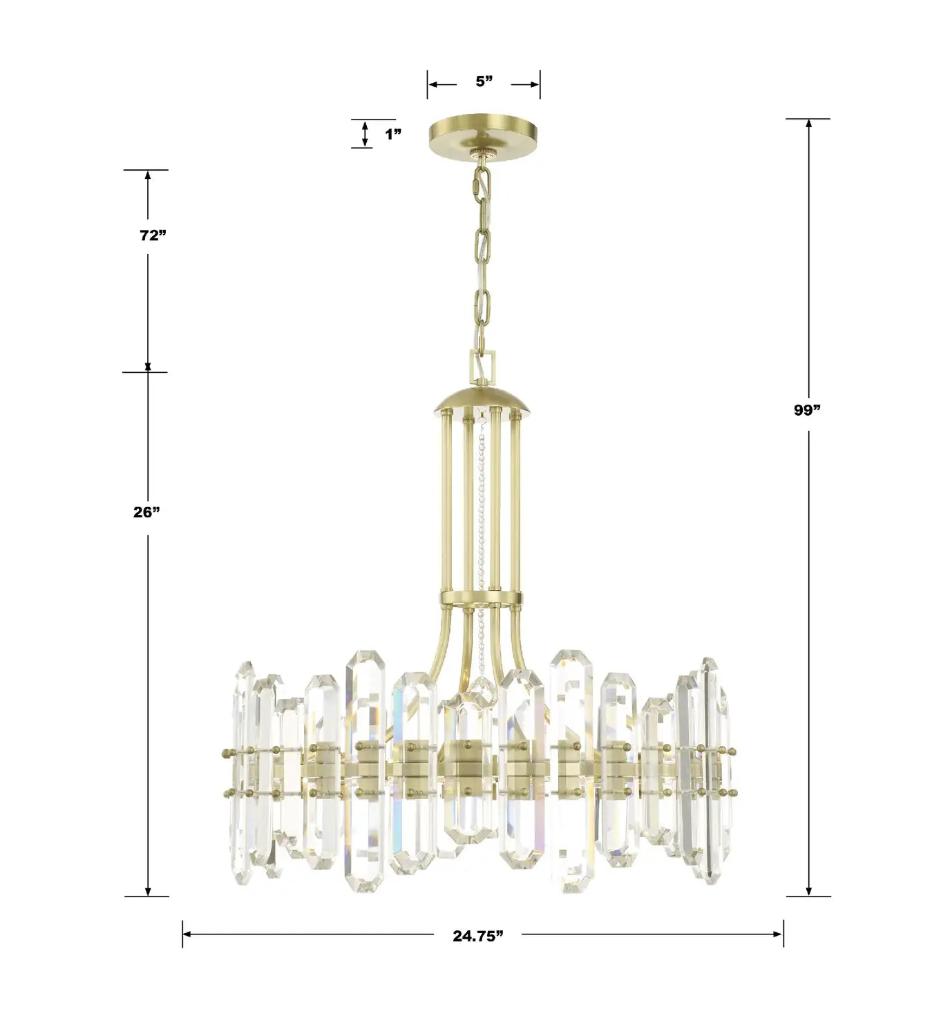 CRYSTORAMA, BOLTON CHANDELIER, CHANDELIER LIGHT