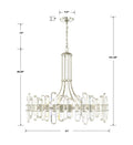 CRYSTORAMA, BOLTON CHANDELIER, CHANDELIER LIGHT