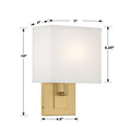 CRYSTORAMA, BRENT SCONCE, WALL SCONCES
