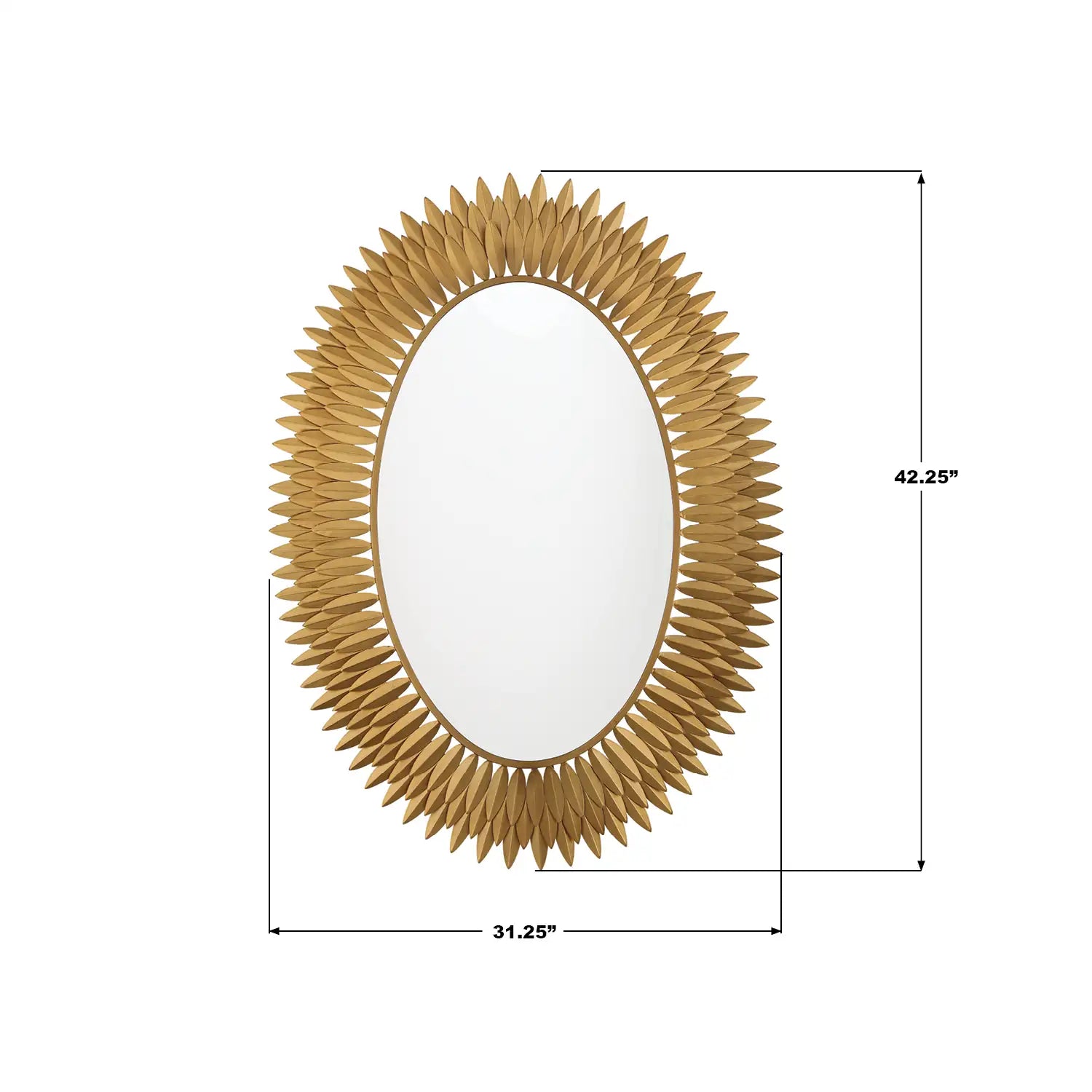 CRYSTORAMA BROCHE INTEGRATED LED MIRROR - Mirrors