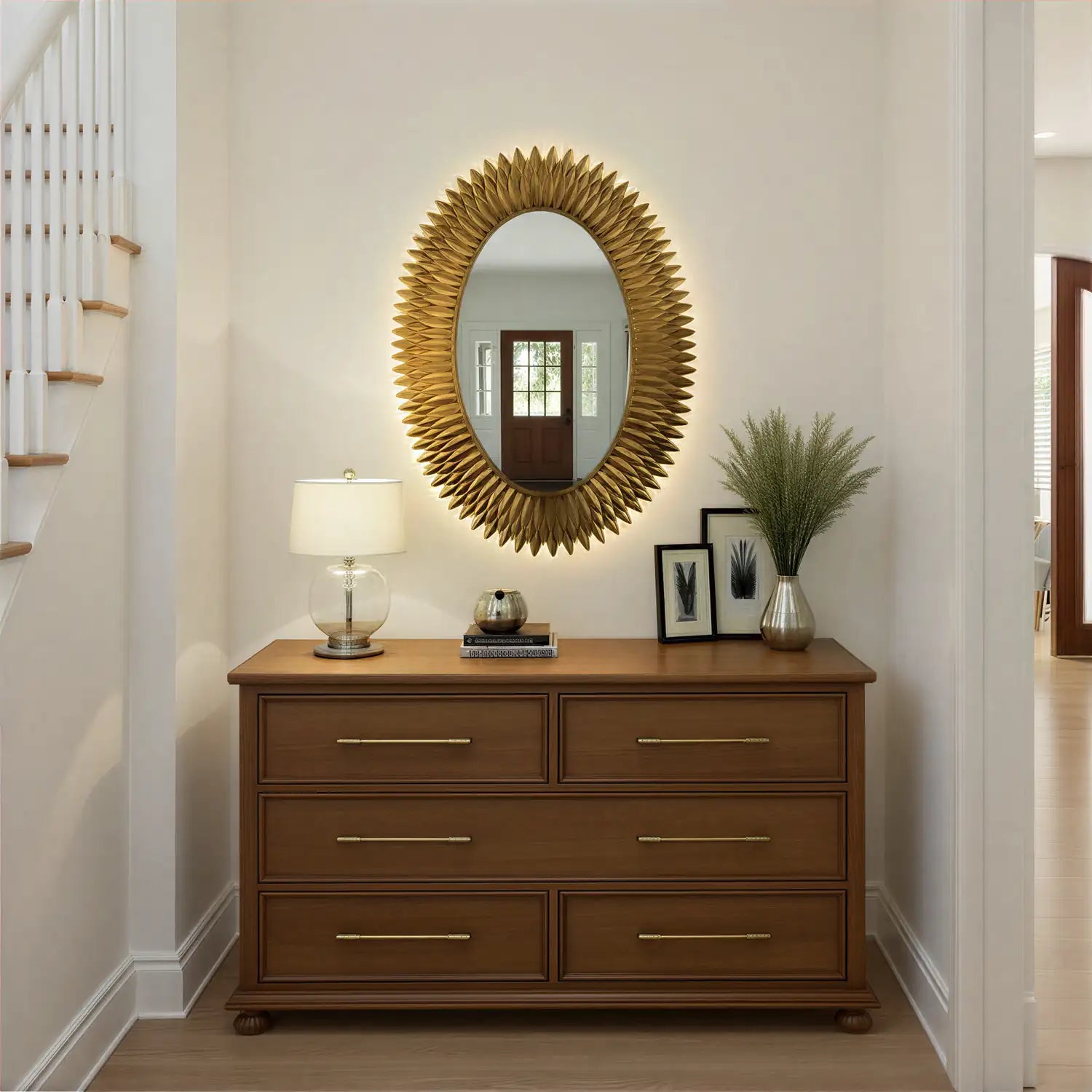 CRYSTORAMA BROCHE INTEGRATED LED MIRROR - Mirrors