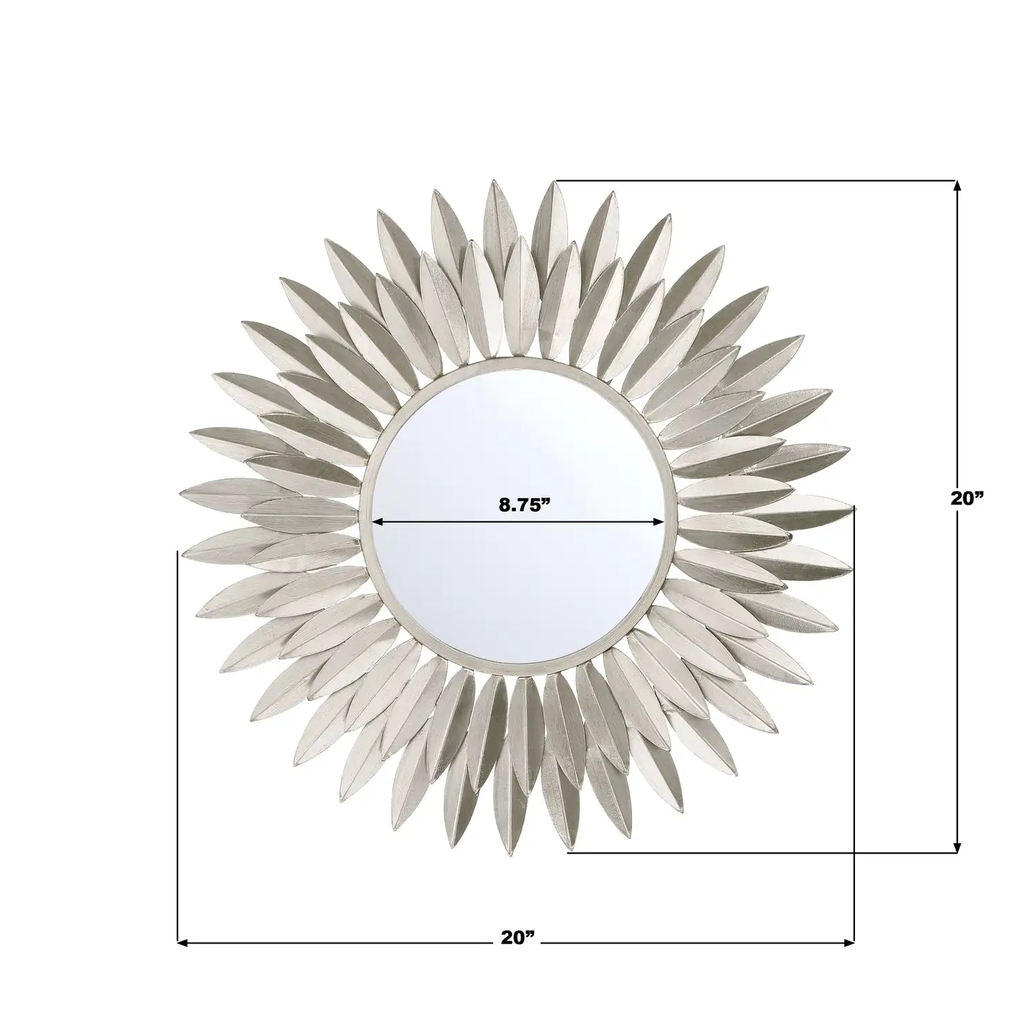 CRYSTORAMA BROCHE MIRROR - Mirrors