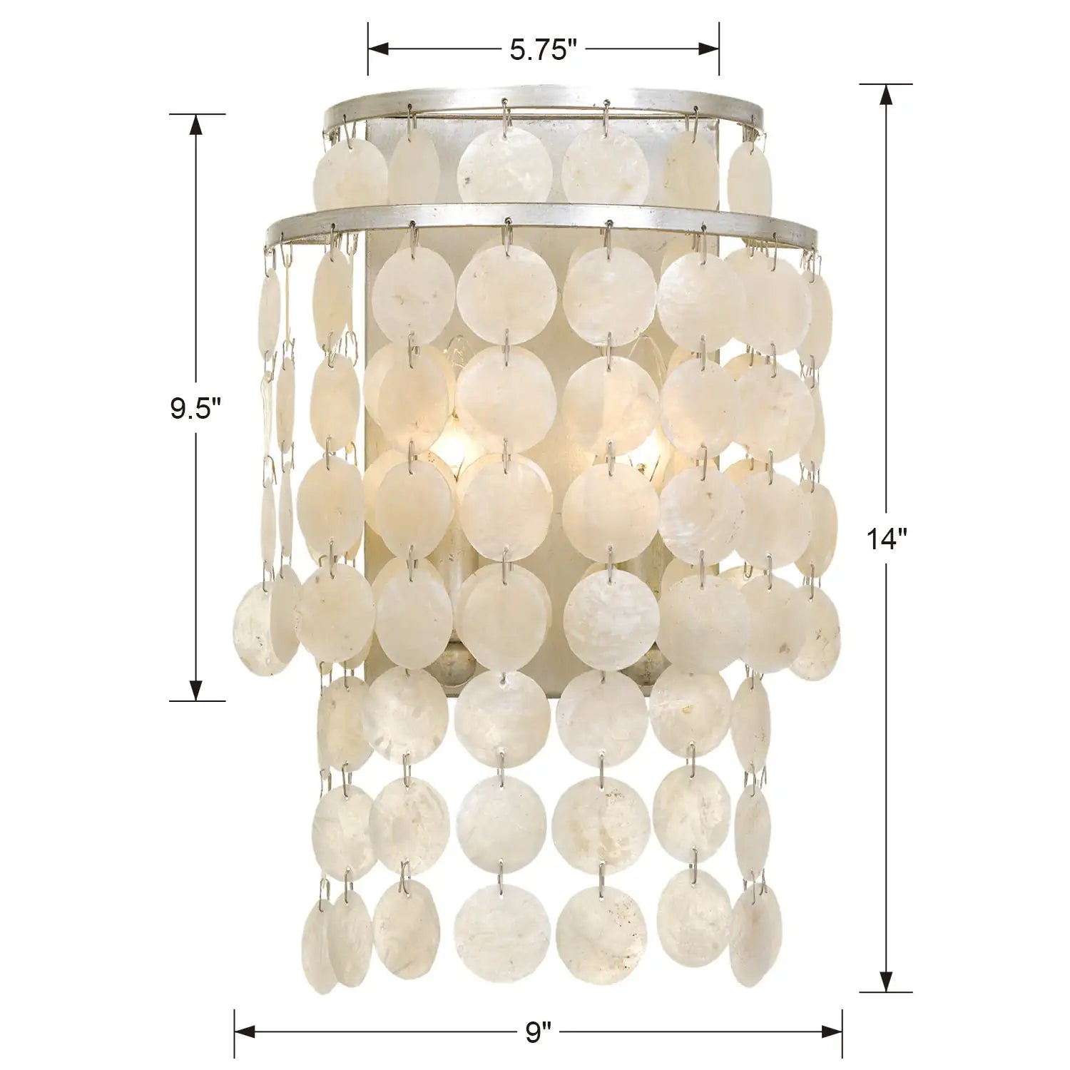 CRYSTORAMA, BRIELLE SCONCE, WALL SCONCES