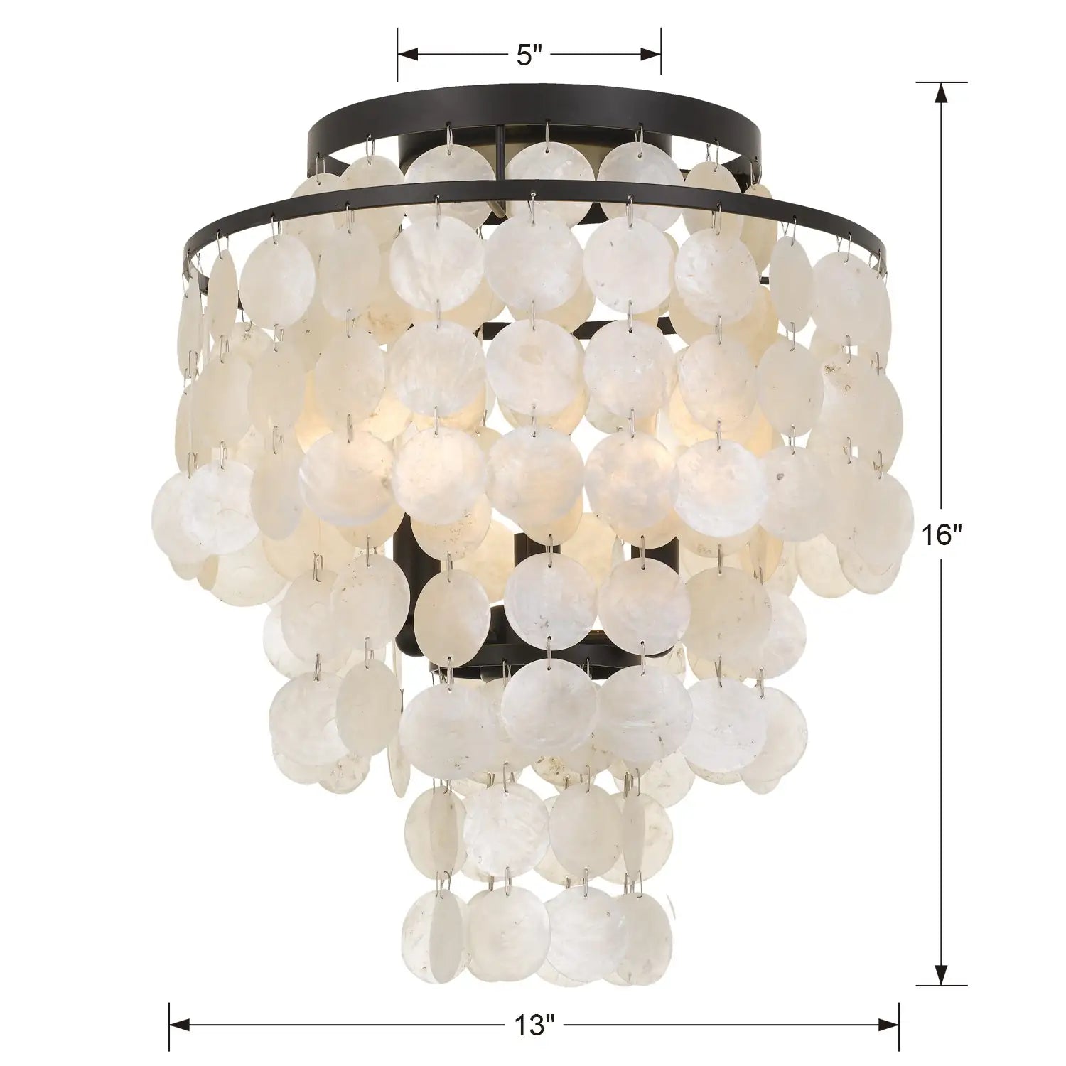 CRYSTORAMA, BRIELLE FLUSH MOUNT, FLUSH MOUNT CEILING LIGHTS
