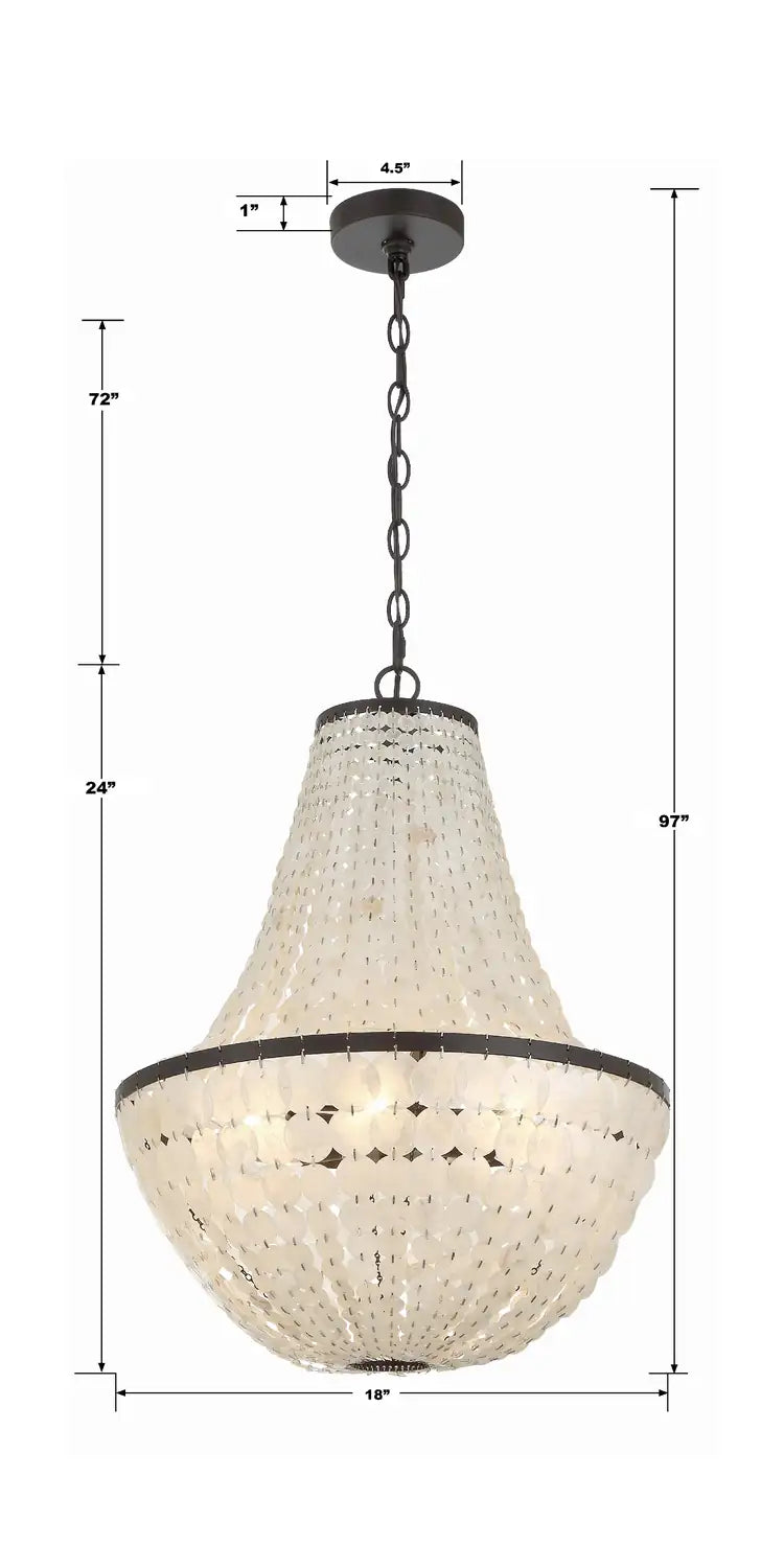 CRYSTORAMA, BRIELLE CHANDELIER, CHANDELIER LIGHT