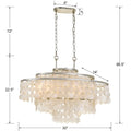 CRYSTORAMA, BRIELLE LINEAR OVAL CHANDELIER, CHANDELIER LIGHT