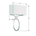 CRYSTORAMA, BRINKLEY SCONCE, WALL SCONCES
