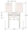 CRYSTORAMA, BROMLEY SCONCE, WALL SCONCES