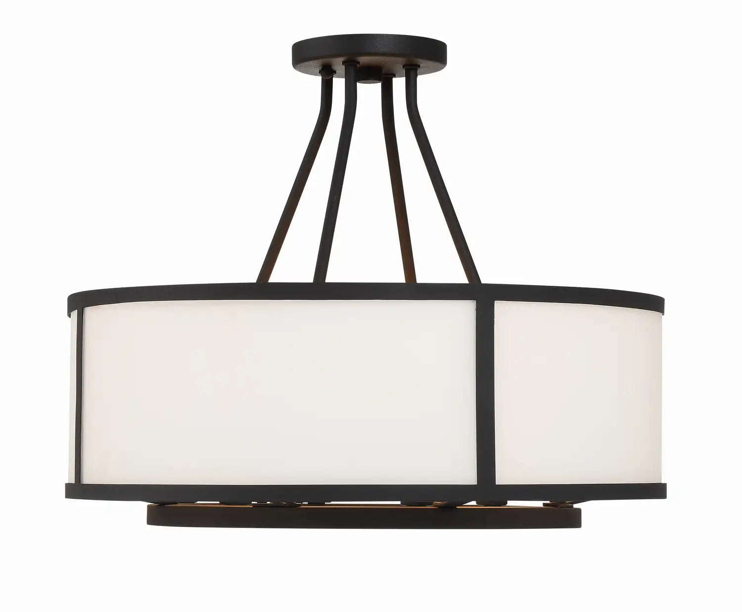 CRYSTORAMA, BRYANT SEMI FLUSH MOUNT, FLUSH MOUNT CEILING LIGHTS