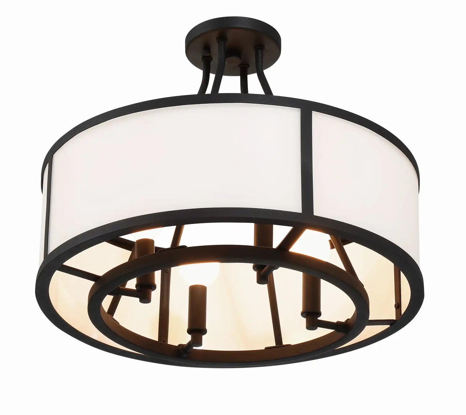 CRYSTORAMA, BRYANT SEMI FLUSH MOUNT, FLUSH MOUNT CEILING LIGHTS