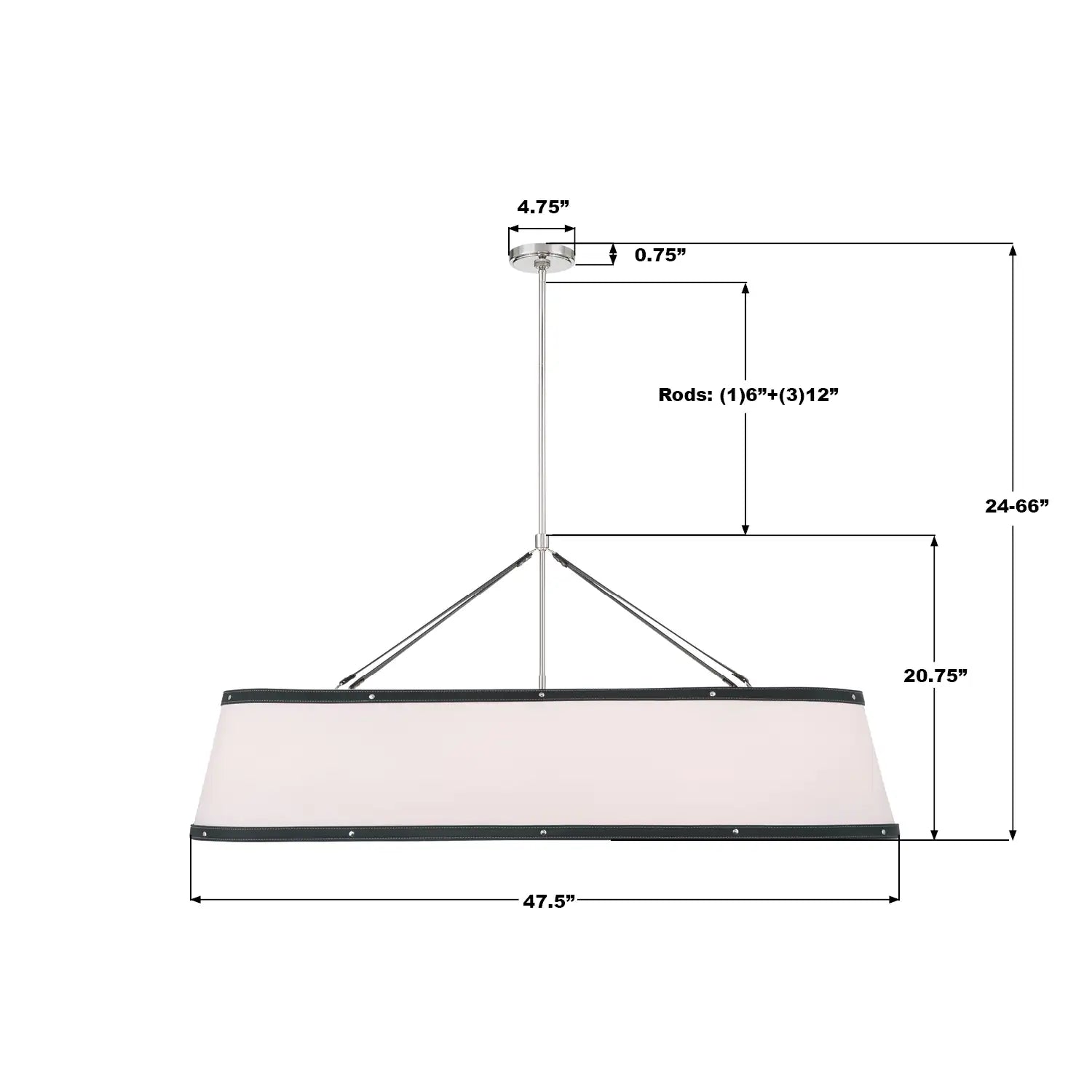 CRYSTORAMA, CALLAHAN LINEAR OVAL CHANDELIER, CHANDELIER LIGHT
