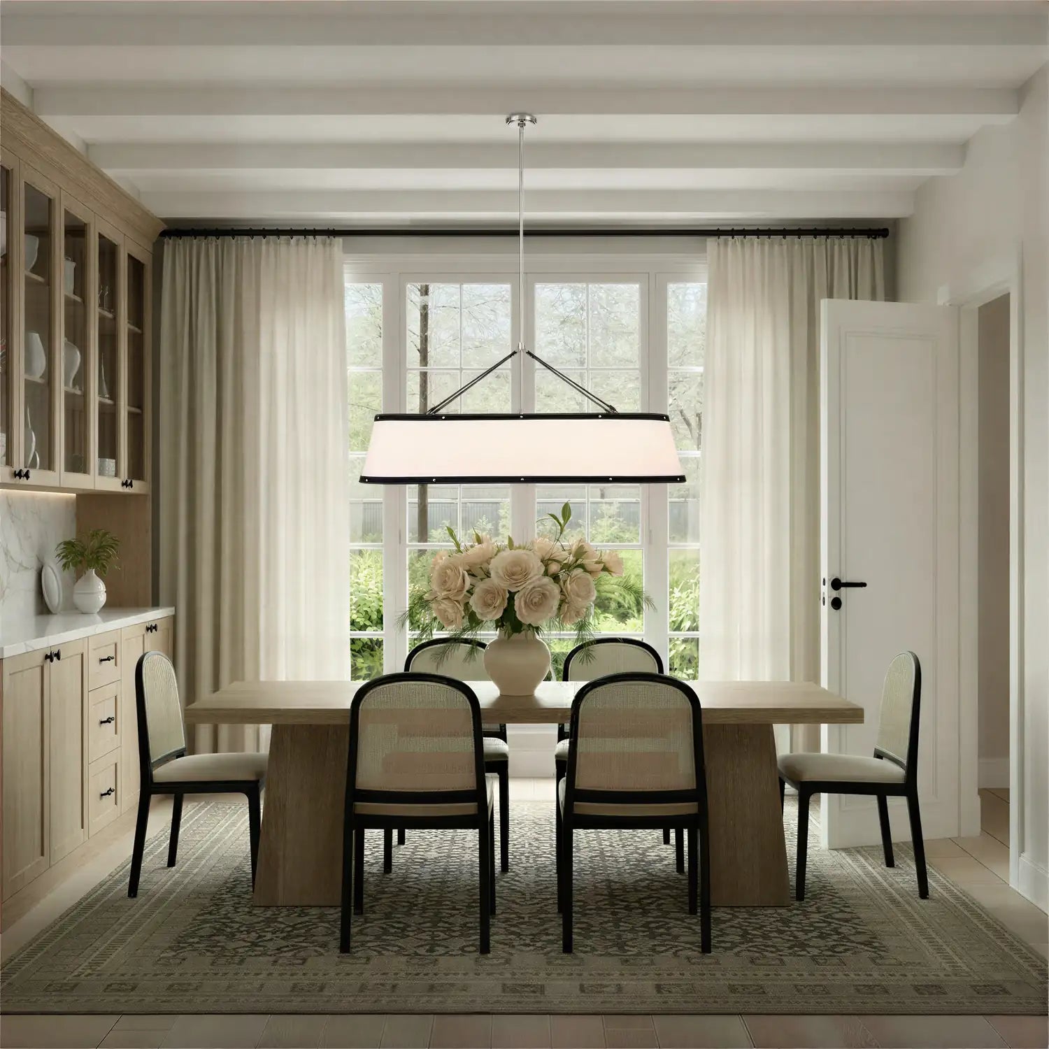 CRYSTORAMA, CALLAHAN LINEAR OVAL CHANDELIER, CHANDELIER LIGHT